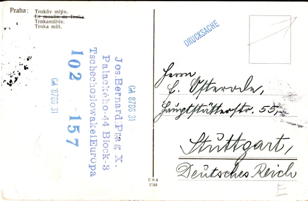 Mühle „Trnka“ 1934 95 001 ●